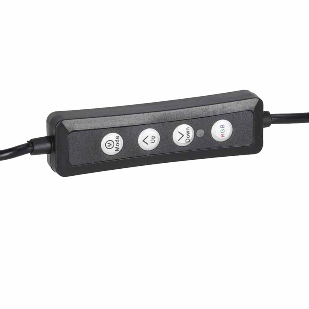 Inel luminos LED RGB pentru selfie pe trepied