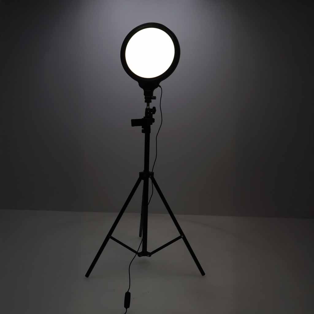 Inel de lumină LED pentru selfie-uri pe trepied