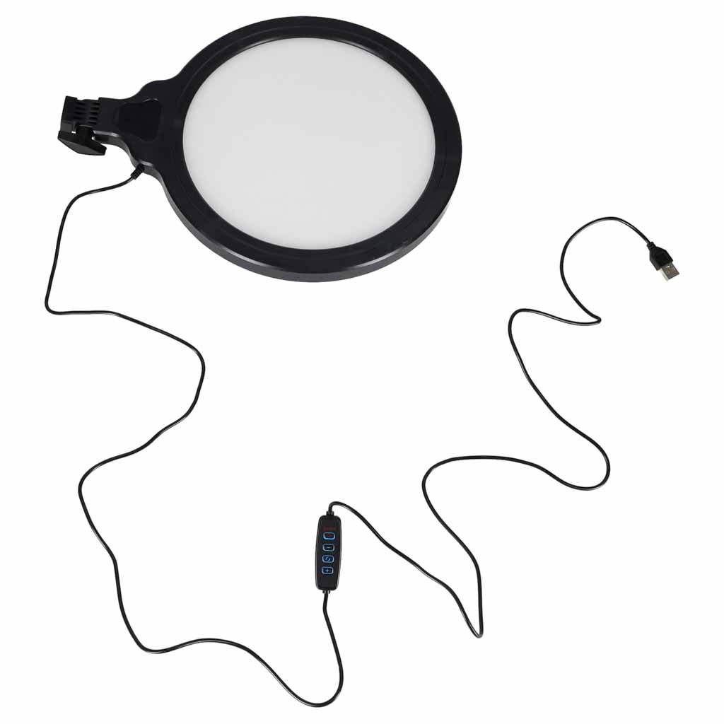 Inel de lumină LED pentru selfie-uri pe trepied