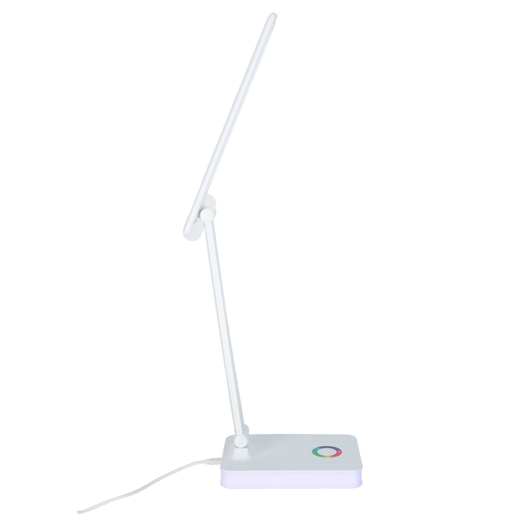 Lampă de birou LED USB cu control tactil, iluminare de fundal RGB, lumină reglabilă