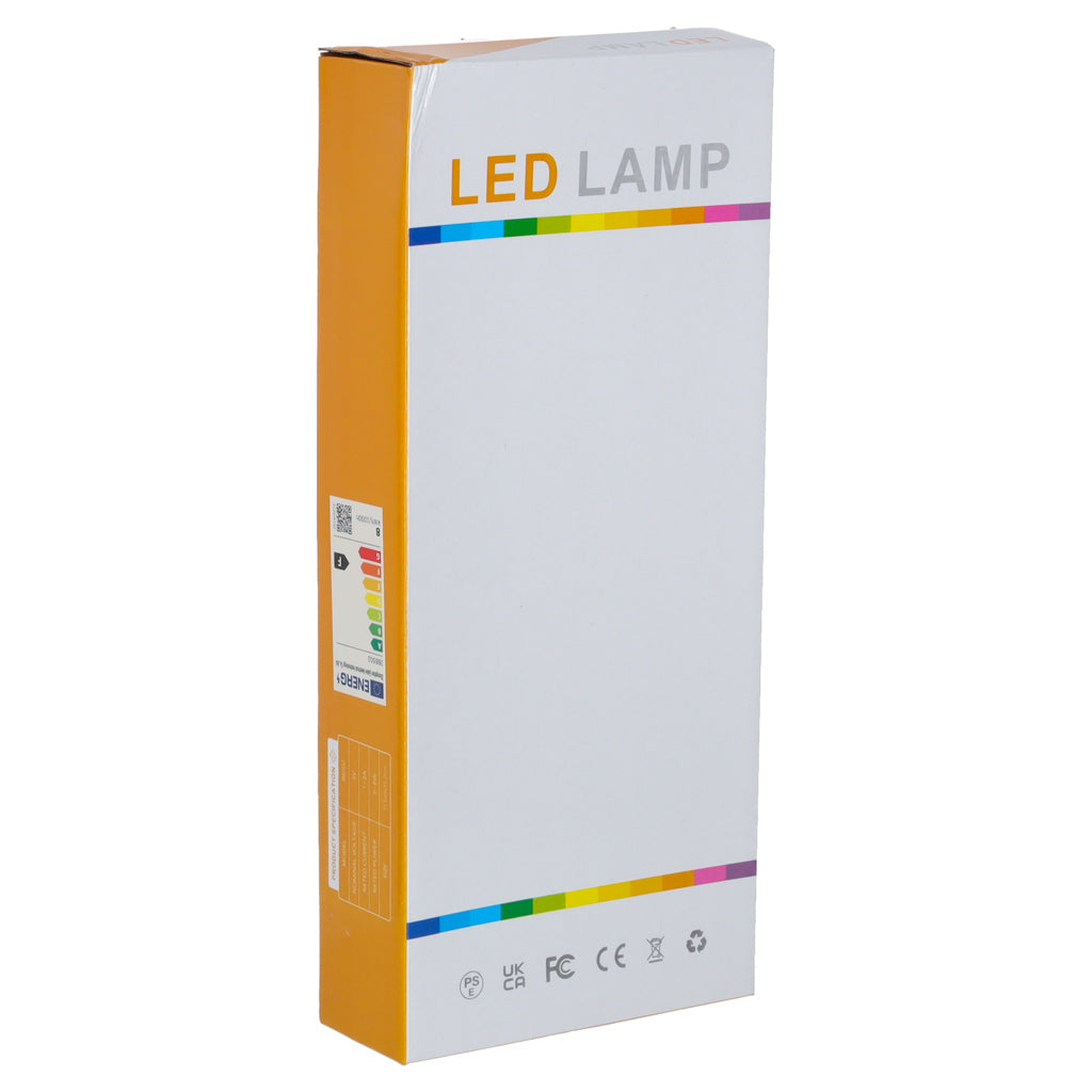 Lampă de birou LED USB cu control tactil, iluminare de fundal RGB, lumină reglabilă