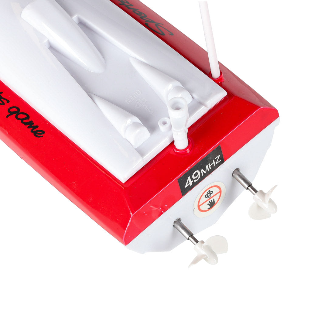 Barcă telecomandă cu telecomandă RC 4CH mini CP802, roșie