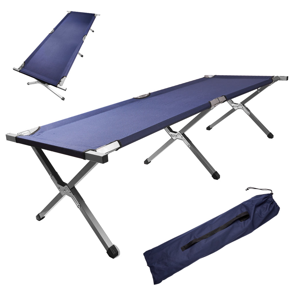 Pat pliabil pentru canoe turistic LUARO XXL albastru 150 kg