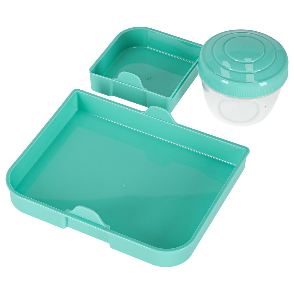 Cutie de prânz cu compartimente, divizată, 2200 ml, mentă