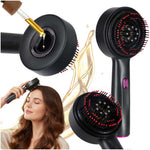 Perie de masaj pentru scalp, aplicator de ulei, USB, negru