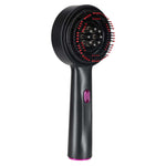 Perie de masaj pentru scalp, aplicator de ulei, USB, negru