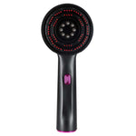 Perie de masaj pentru scalp, aplicator de ulei, USB, negru
