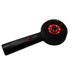 Perie de masaj pentru scalp, aplicator de ulei, USB, negru