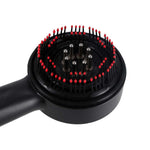 Perie de masaj pentru scalp, aplicator de ulei, USB, negru