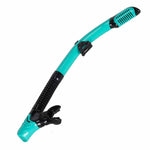 Mască de snorkeling, ochelari, tub, set de snorkel, albastru și negru