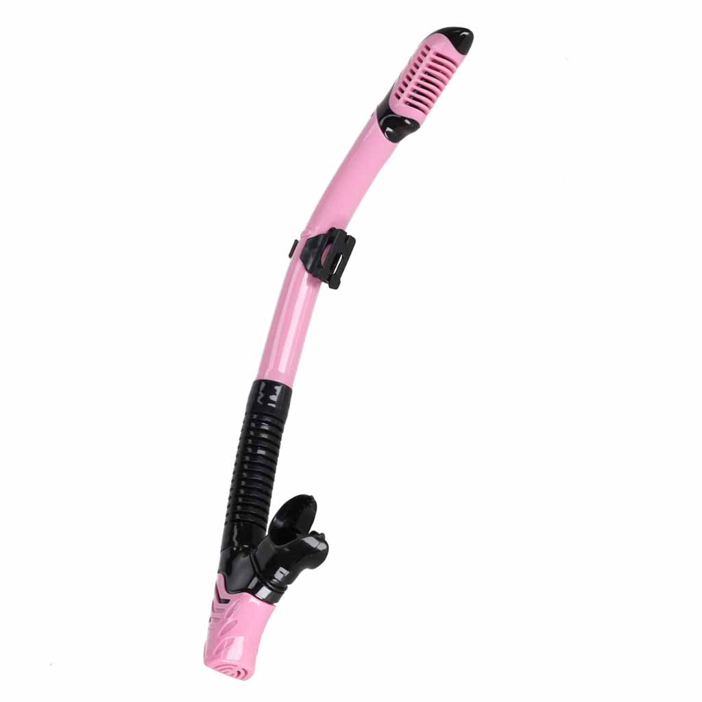 Mască de snorkeling, ochelari, tub, set de snorkel, roz și negru