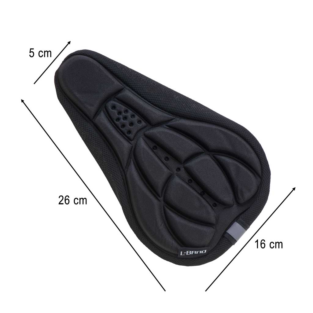 Husă de gel pentru șa de bicicletă RALLEX, pernă 3D cu absorbție a șocurilor