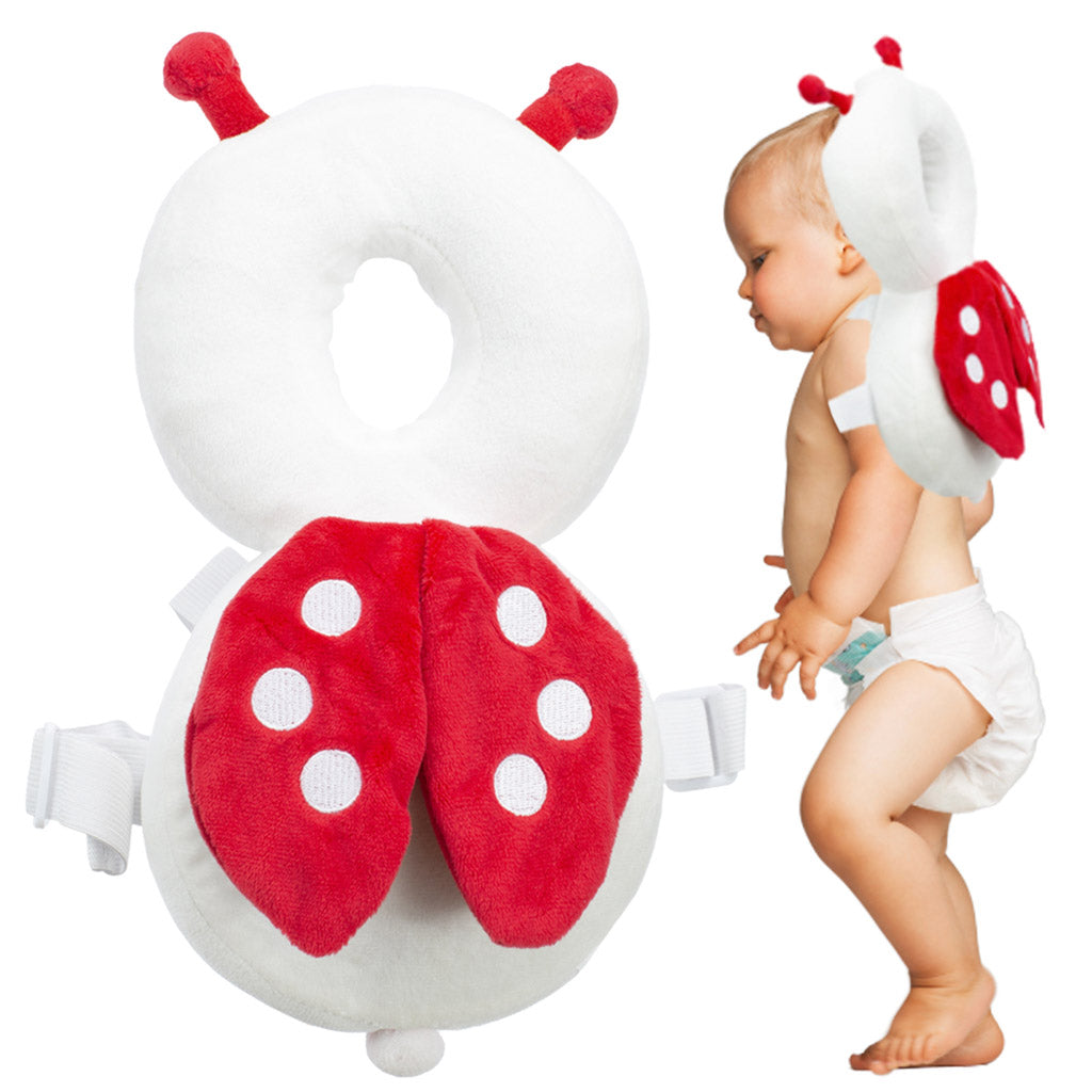 Pernă de protecție pentru cap pentru învățarea mersului, rucsac de siguranță la cădere ladybug
