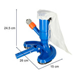 Aspirator de piscină, kit de curățare a fundului iazului cu sac reutilizabil