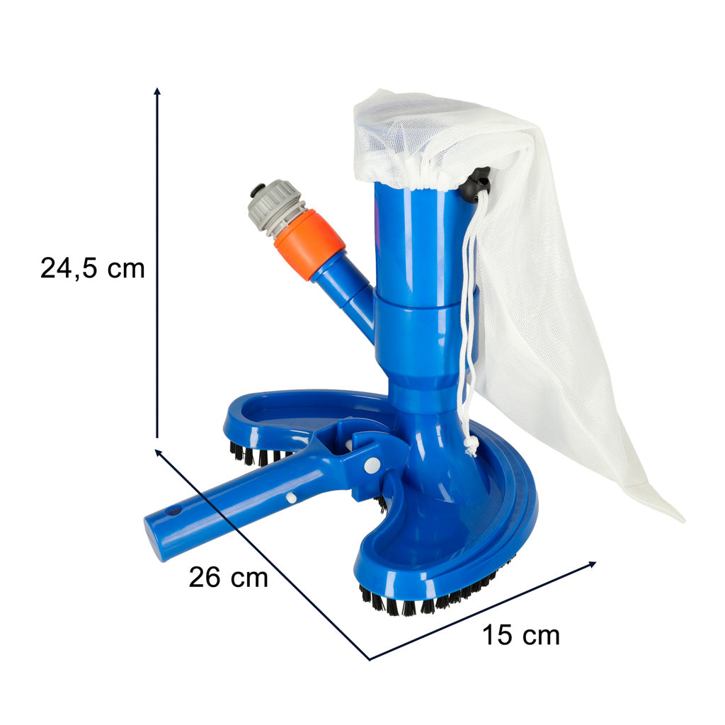 Aspirator de piscină, kit de curățare a fundului iazului cu sac reutilizabil