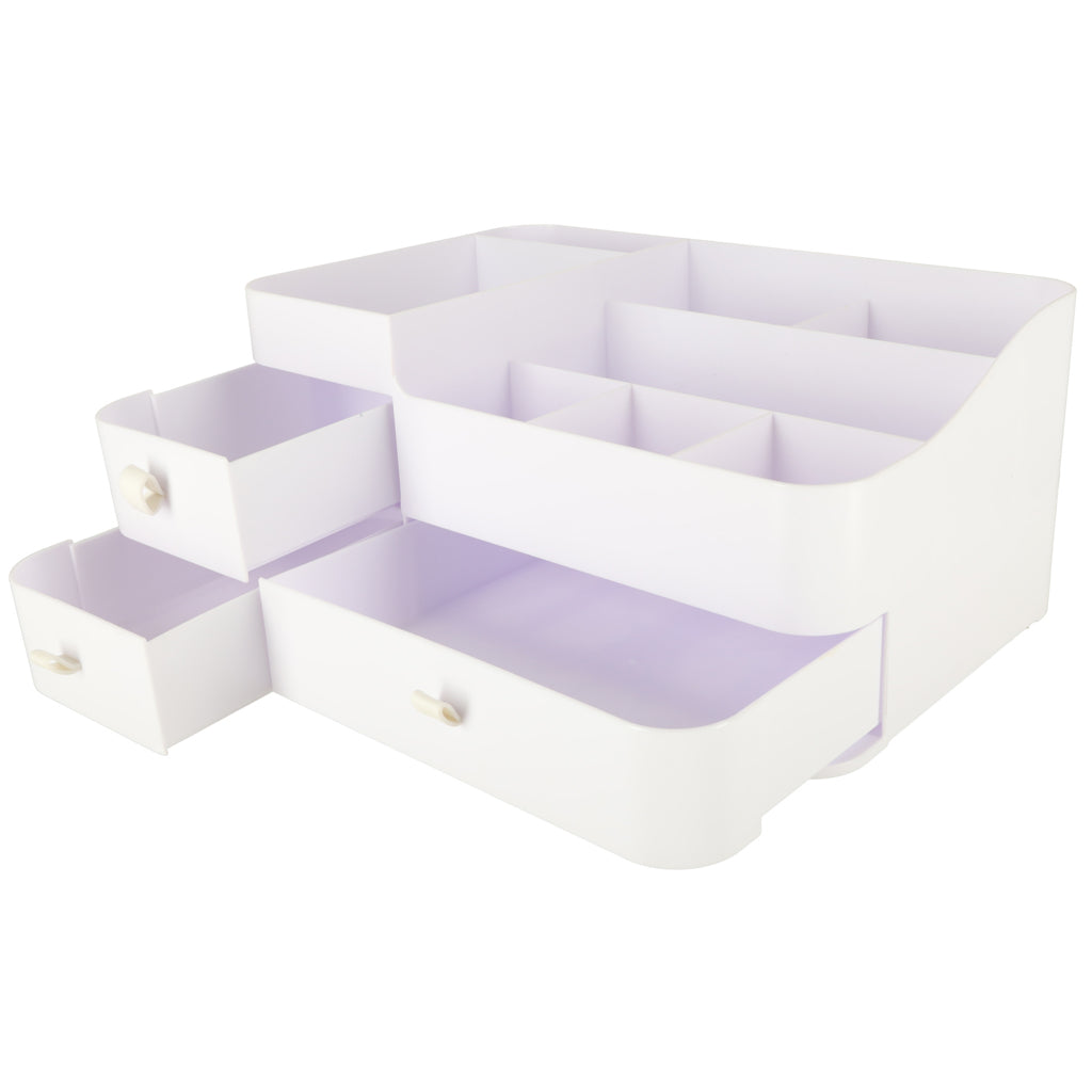 Organizator de cosmetice, cutie, recipient, cutie de bijuterii cu sertare, mare XXL