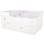 Organizator de cosmetice, cutie, recipient, cutie de bijuterii cu sertare, mare XXL