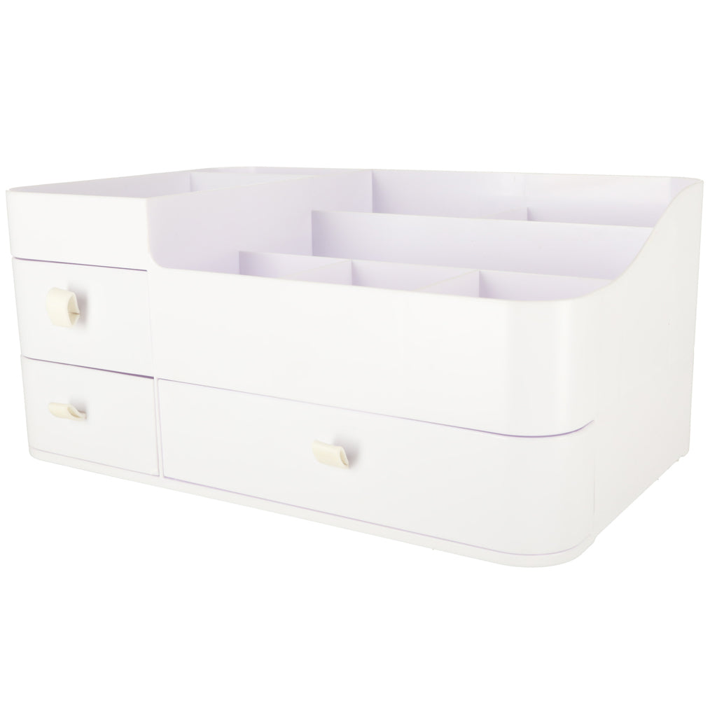 Organizator de cosmetice, cutie, recipient, cutie de bijuterii cu sertare, mare XXL