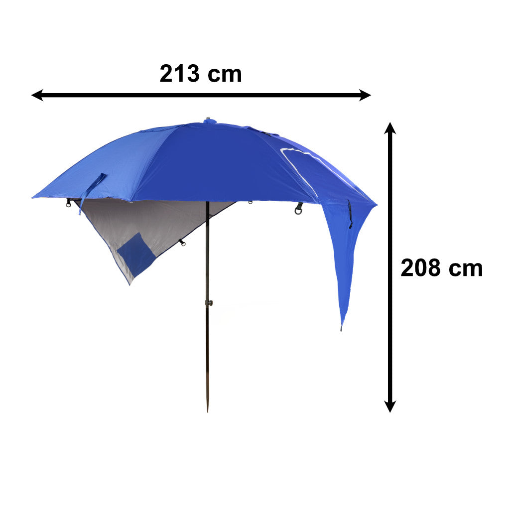 Cort de grădină pliabil, umbrelă de plajă, mare, XXL, 213 cm