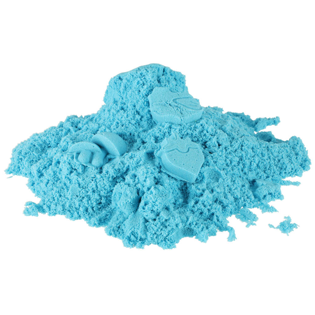 Nisip senzorial pentru copii 1 kg într-o pungă albastră