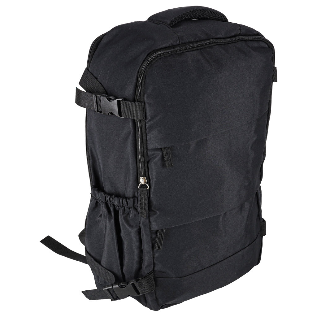 Rucsac turistic cabină călătorie bagaj de mână negru 45 x 30 cm