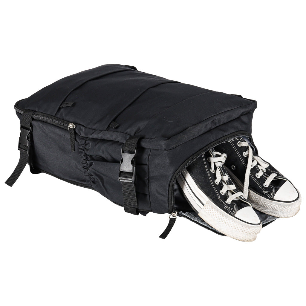 Rucsac turistic cabină călătorie bagaj de mână negru 45 x 30 cm