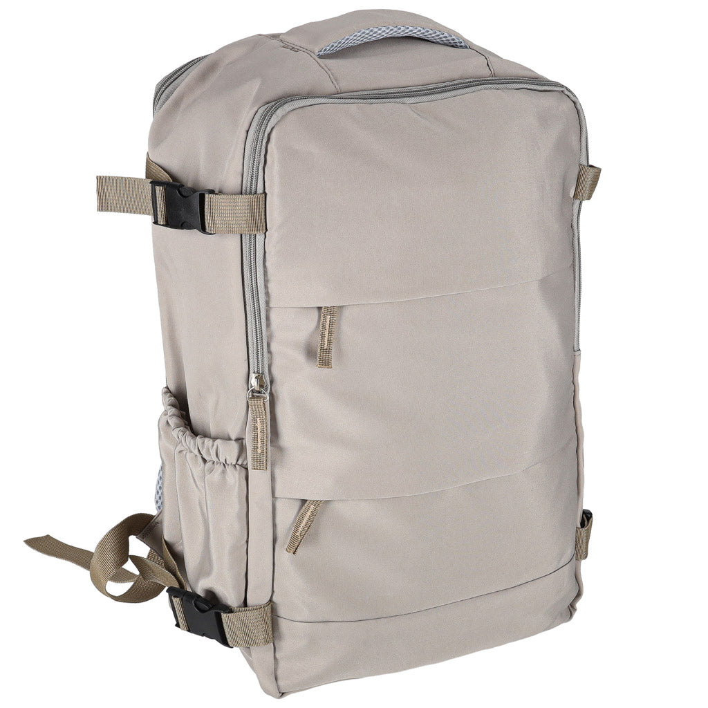 Rucsac cabină turistic, bagaj de mână, gri 45 x 30 cm
