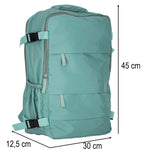 Rucsac turistic cabină călătorie bagaj de mână verde 45 x 30 cm