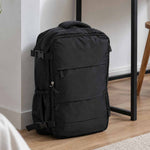Rucsac turistic cabină călătorie bagaj de mână negru 45 x 30 cm