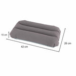 BESTWAY 67121 pernă de călătorie gonflabilă din catifea gri