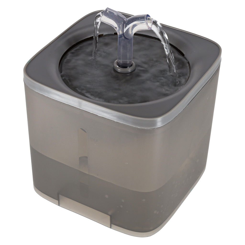 Fântână de apă pentru câini, pisici, animale, adăpător automat, USB 2l, filtru de curățare