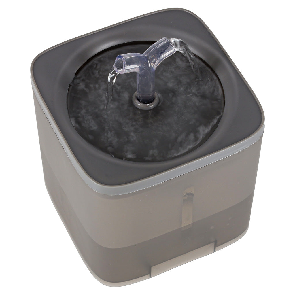 Fântână de apă pentru câini, pisici, animale, adăpător automat, USB 2l, filtru de curățare