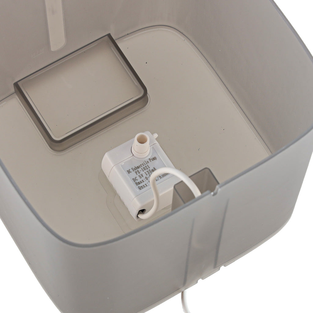 Fântână de apă pentru câini, pisici, animale, adăpător automat, USB 2l, filtru de curățare