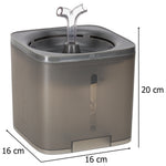 Fântână de apă pentru câini, pisici, animale, adăpător automat, USB 2l, filtru de curățare