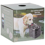 Fântână de apă pentru câini, pisici, animale, adăpător automat, USB 2l, filtru de curățare