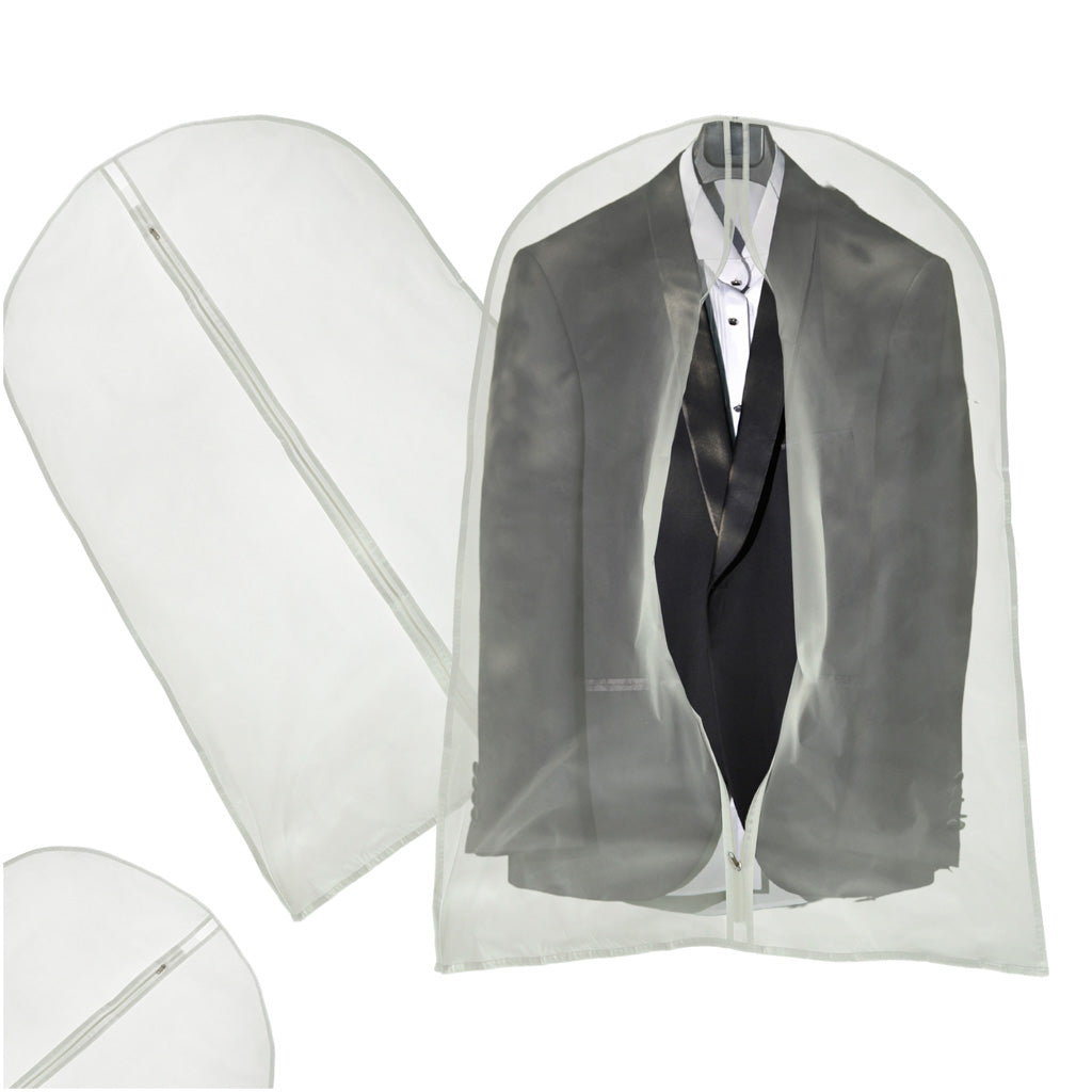Husă de haine transparentă pentru costum de îmbrăcăminte 60 x 100 cm