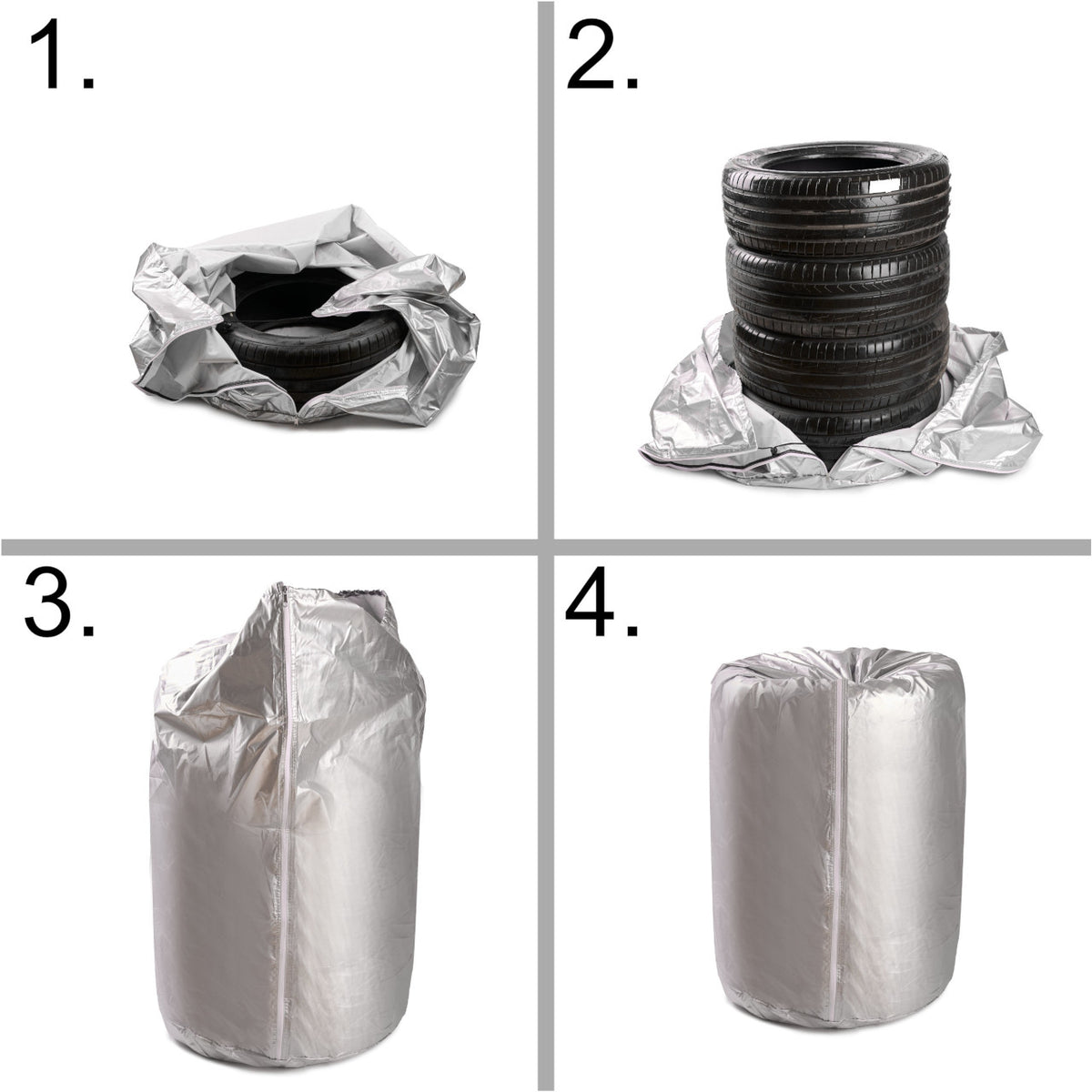 Husă impermeabilă pentru anvelope auto de 13-17 inch