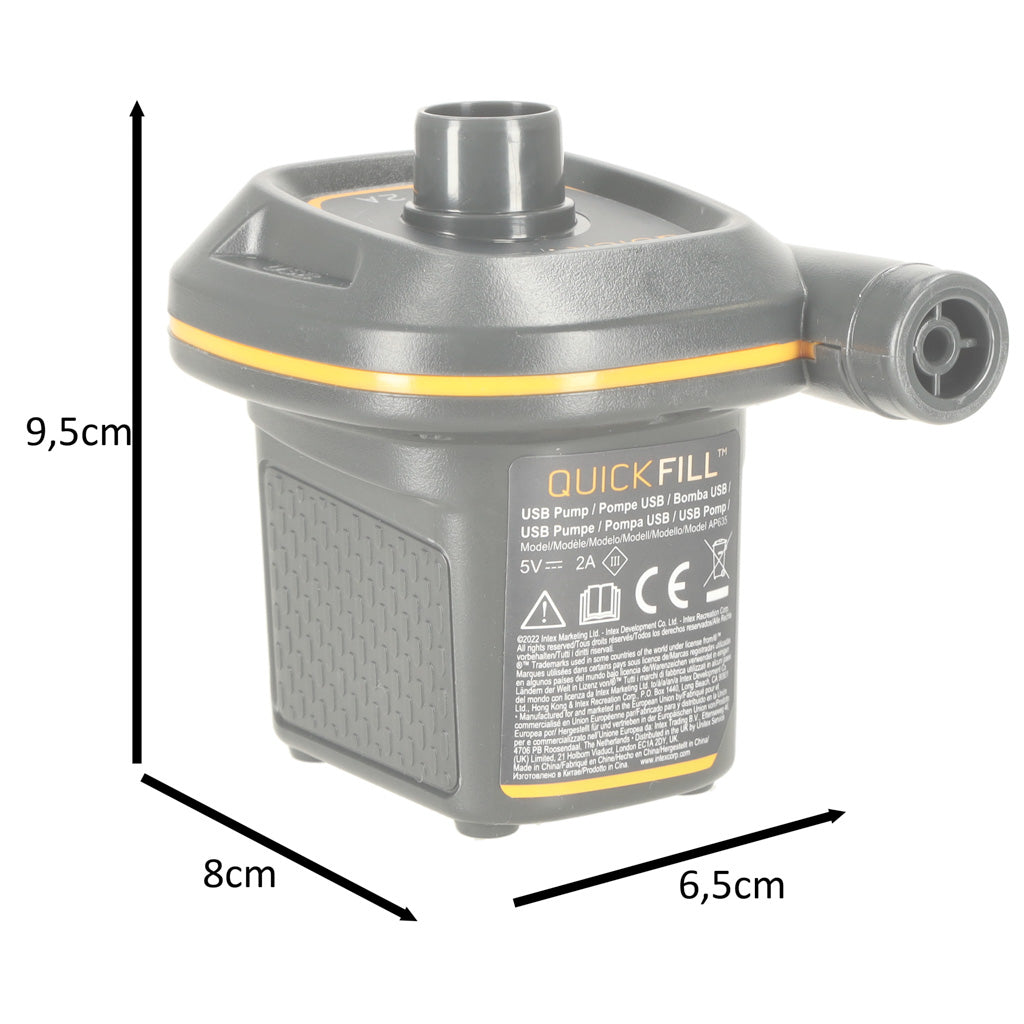 Pompă electrică pentru mini compresor cu saltea de piscină INTEX 66635