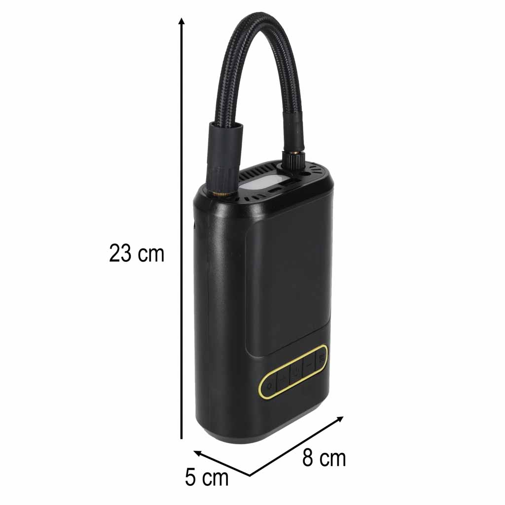 Pompă electrică pentru bicicletă cu baterie externă USB