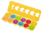 Puzzle educativ sortator forme fructe ouă 12 piese