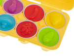 Puzzle educativ sortator forme fructe ouă 12 piese