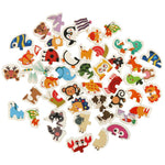 Puzzle-uri pentru copii, puzzle într-o cutie, animale, 48 de puzzle-uri, 24 de imagini