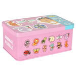 Puzzle-uri pentru copii, puzzle într-o cutie, animale, 48 de puzzle-uri, 24 de imagini