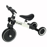 Bicicletă de echilibru Trike Fix Mini 3 în 1, bicicletă multifuncțională, albă