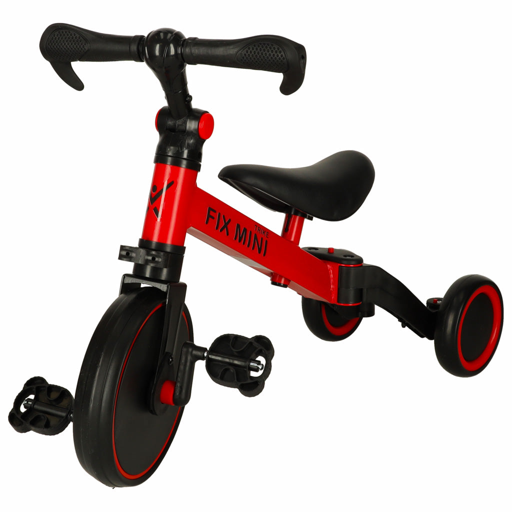 Trike Fix Mini Bicicletă de Echilibru 3-în-1 Roșie