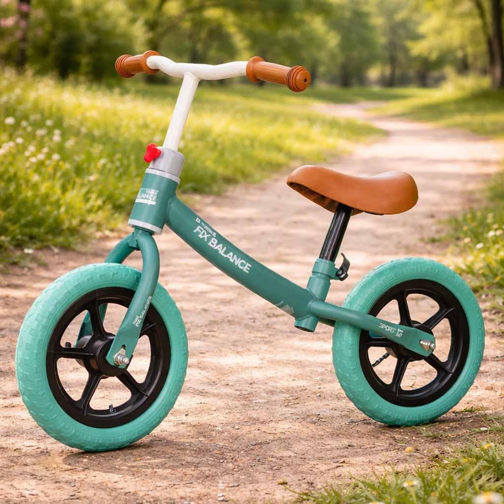 Bicicletă de echilibru Trike Fix Balance, turcoaz ultra-ușor