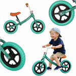 Bicicletă de echilibru Trike Fix Balance, turcoaz ultra-ușor