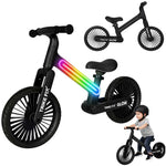 Bicicletă de echilibru Trike Fix Glow LED Neagră