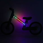 Bicicletă de echilibru Trike Fix Glow LED, albastru marin