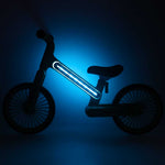 Bicicletă de echilibru Trike Fix Glow LED, albastru marin